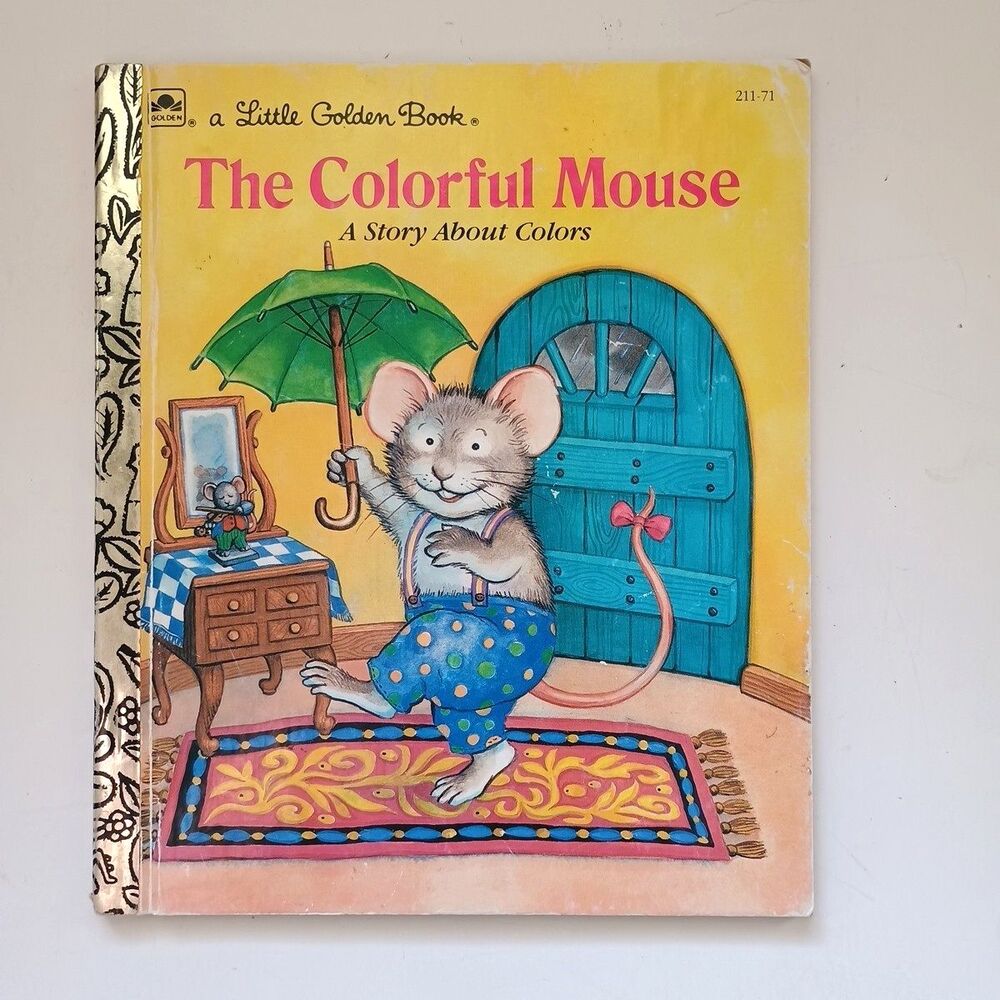 The Colorful Mouse (211-71) | Little Golden Book | VINTAGE 1991